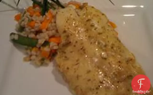 Orange Roughy mit Sherry und Kräutersauce