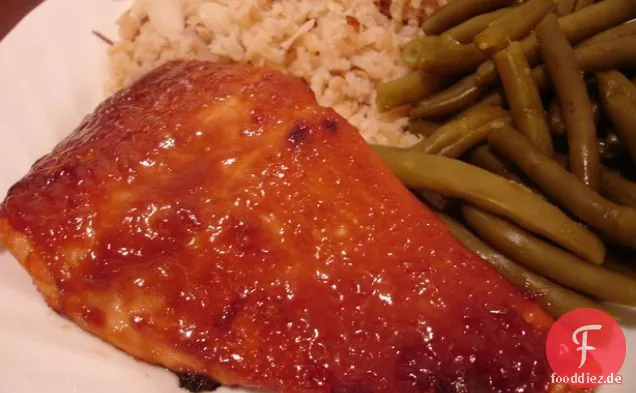 Gebackener Sesam-Ingwer-Lachs
