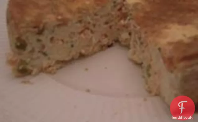Geräucherter Lachs Käsekuchen
