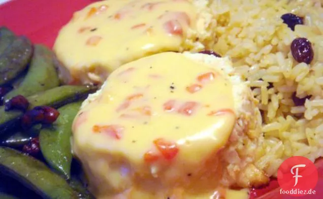 Lachs-Tassen Mit Käsesauce