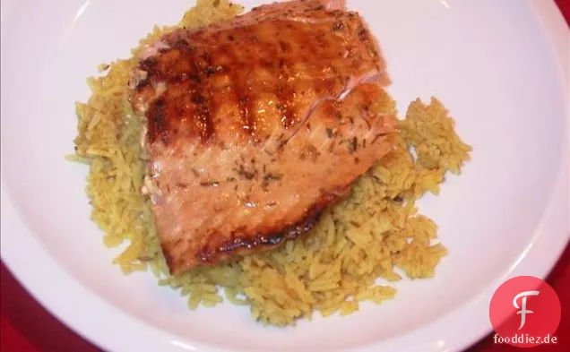 Gegrillter Lachs
