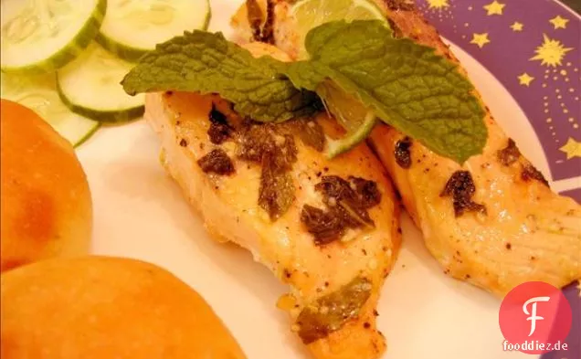Mit Sesam verkrusteter Wildlachs