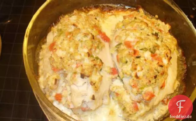 Krabben Gefüllte Fischfilets