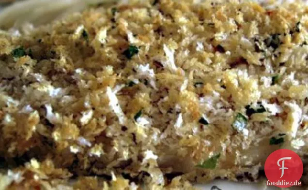 Flunderfilets mit Panko-Brotkrumen