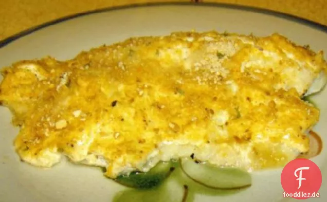Gebackene Tilapia Mit Sauerrahm Parmesankruste