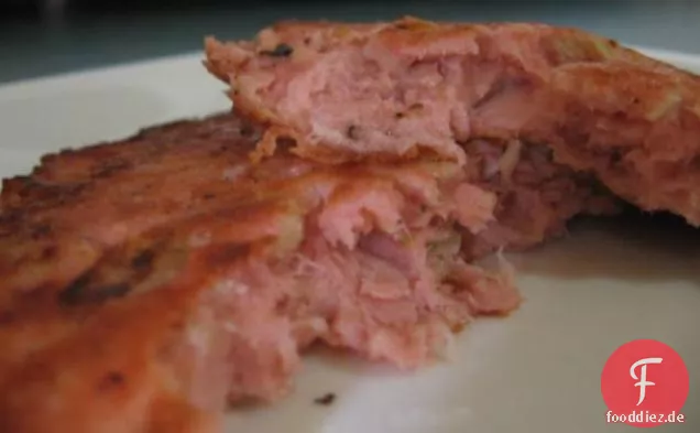 Meine besten rosa Lachs Patties