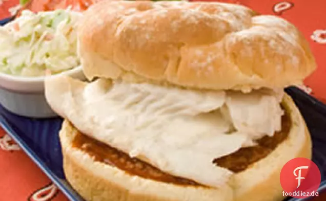 Gebackene Fischsandwiches