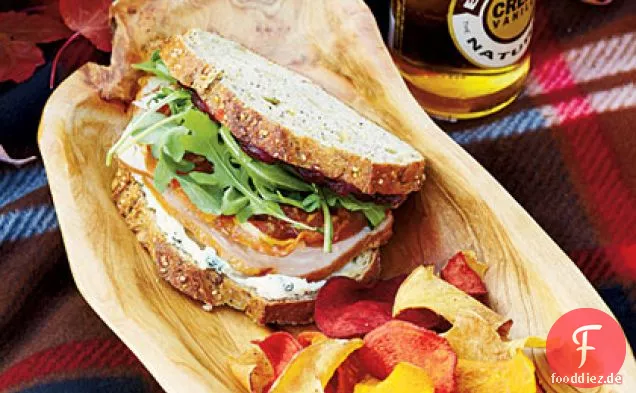 Pancetta-Rucola-Türkei Sandwiches