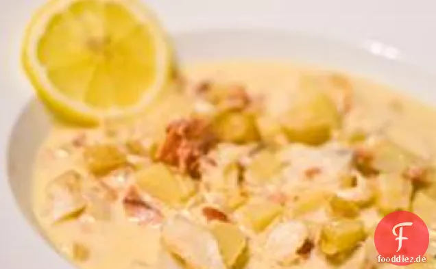 Rauchiger Kabeljau und Pastinaken Chowder