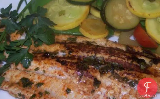 Würziger gegrillter Wels