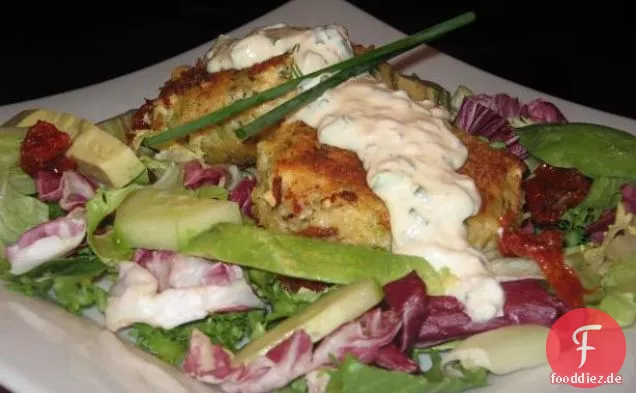 Lachs und Kabeljau Fischkuchen