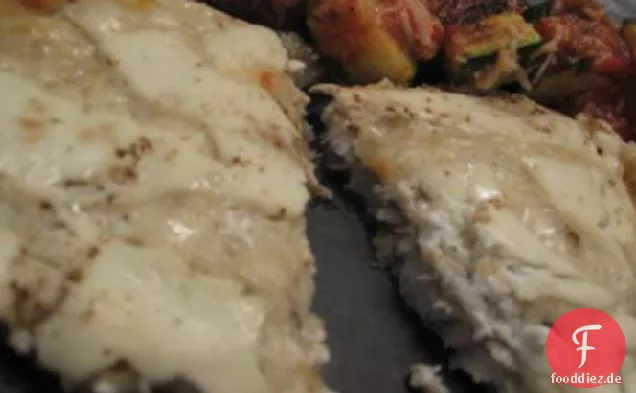 Gebackener Kabeljau mit Käse