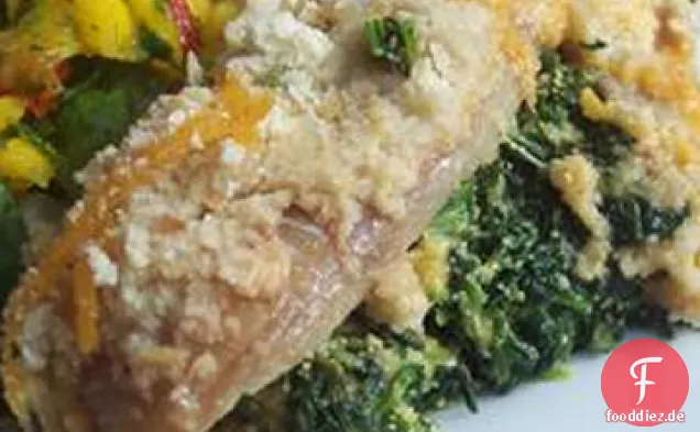 Tante Carols Spinat und Fisch backen