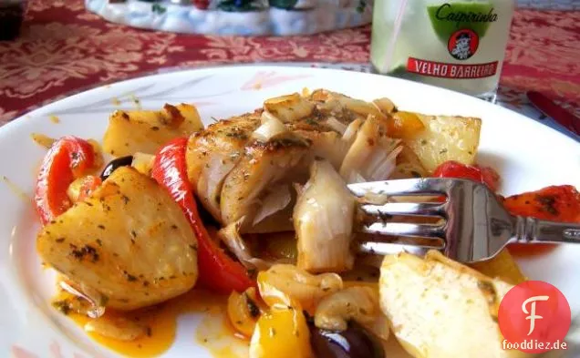 Gebackener Bacalhau / Gesalzener Kabeljau
