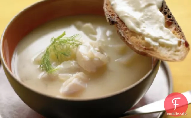 Fischsuppe mit Zitronen-Aioli