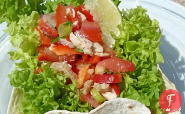 Mexikanischer Salat in einer Tortilla (Ww 6 Punkte)