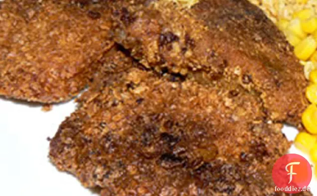 Knusprig gebratener Fisch