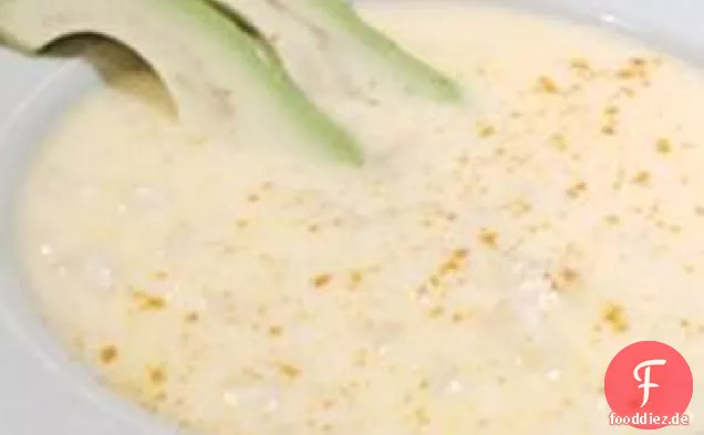 Kartoffelsuppe mit Fisch und Käse