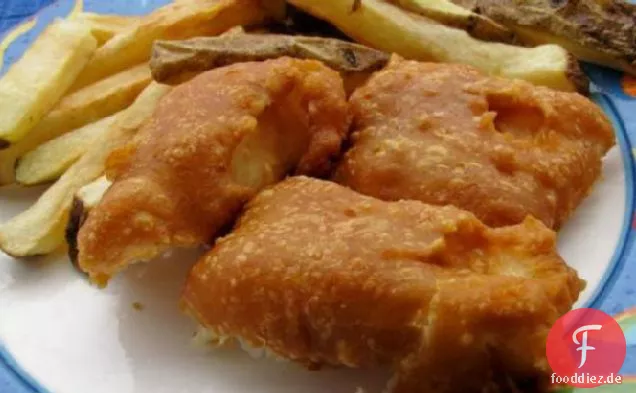 Klassische Fisch-und-Chips