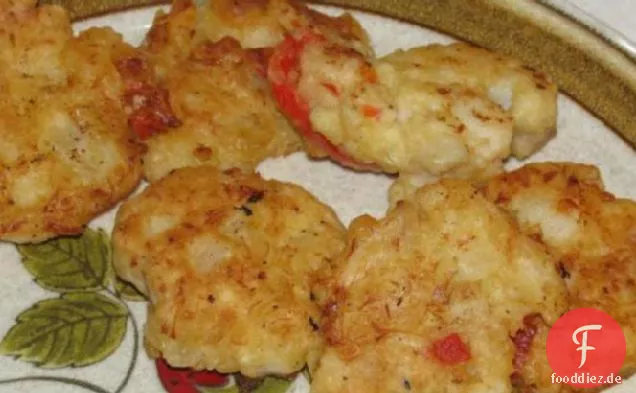 Einfach Kabeljau Fisch Krapfen