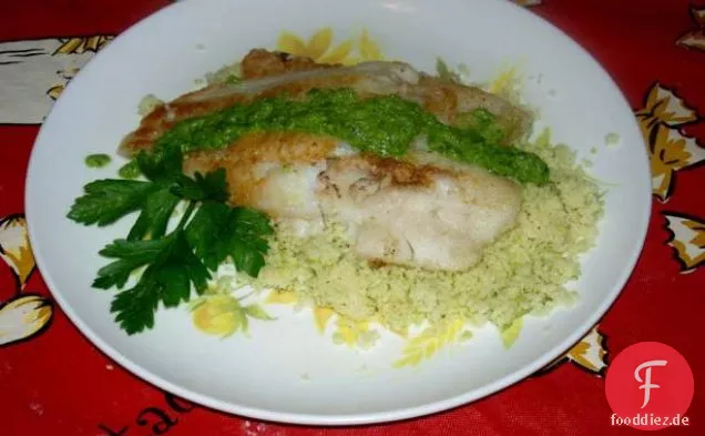 Scholle Mit Kräuter-Couscous