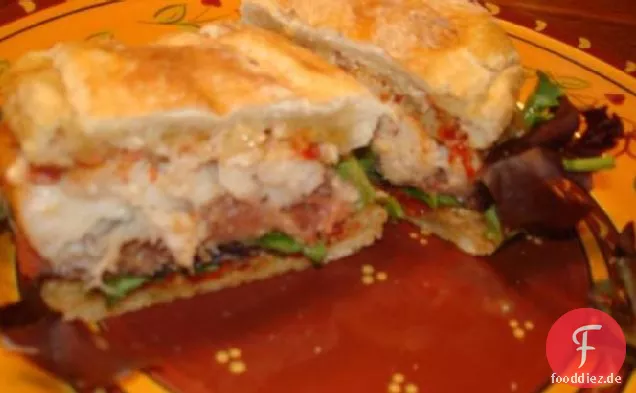 Mediterrane Fischsandwiches