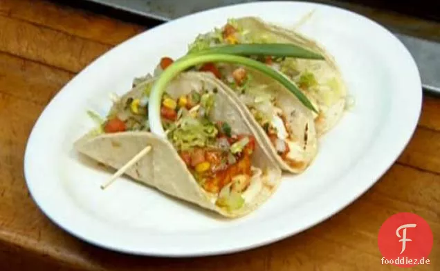 Fisch-Tacos mit Mais-Salsa