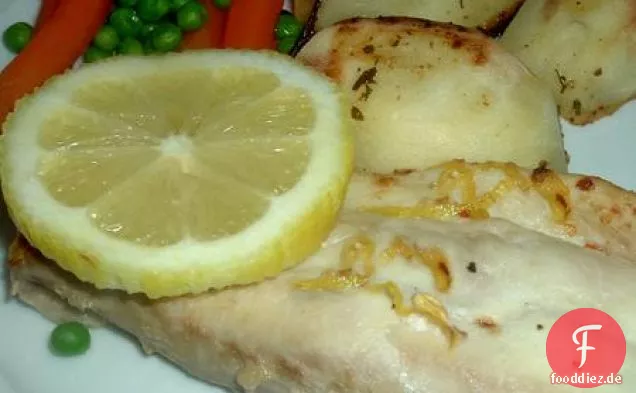 Gegrillte Heilbutt-Steaks