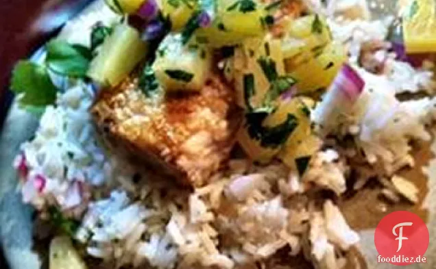 Süße Sesam-Mahi-Mahi