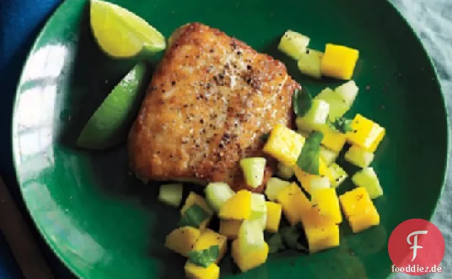 Fisch mit Mango-Relish