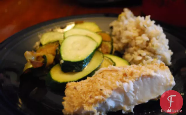 Citrus Orange Roughy Päckchen mit Zucchini