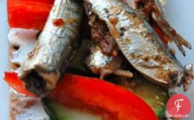 Frische Sardinen Neapel Stil