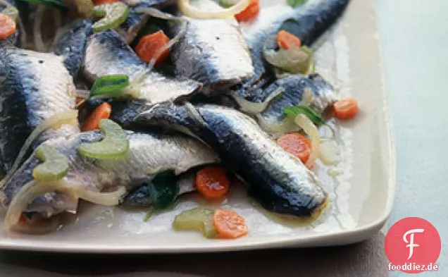 Marinierte frische Sardinen