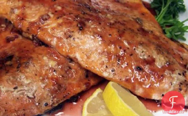 Glasierter Lachs