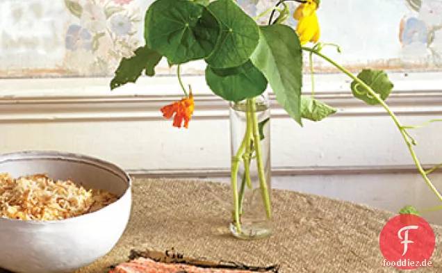 Lachs mit Oliven-Relish