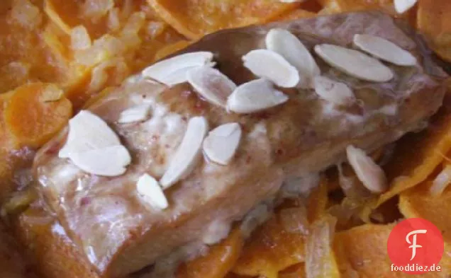 Lachs mit Süßkartoffeln
