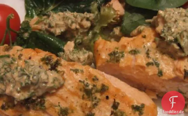 Gegrillter Lachs mit nordafrikanischen Aromen