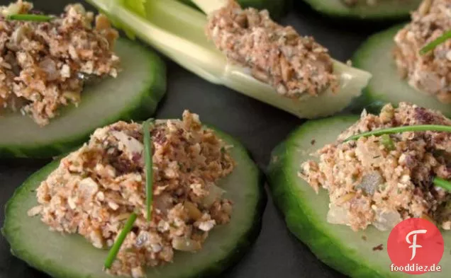 Lachs- und Maiskrapfen