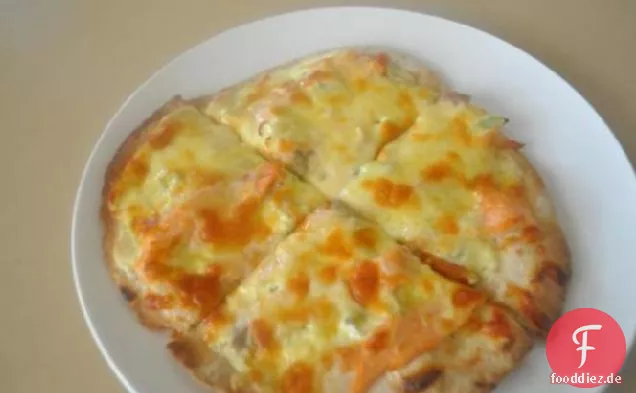 Individuelle Dilled Salmon Pizza