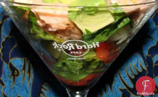Lachs Martini für 2 (Salat im Glas)
