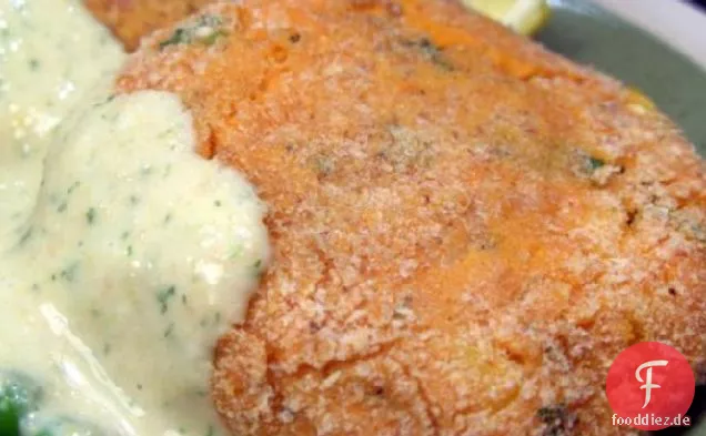 Lachs und Süßkartoffel-Patties