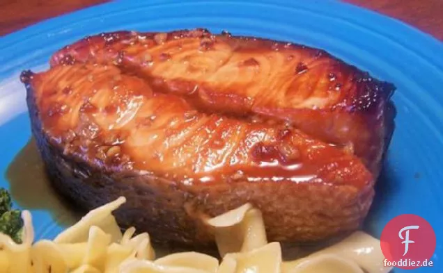 Lachs im Teriyaki-Stil