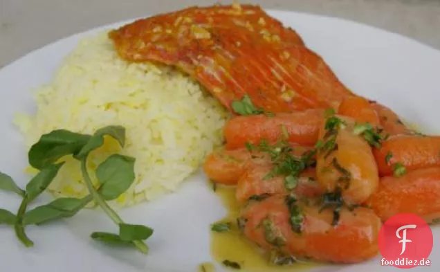 Ahorn-Senf-Planke Lachs