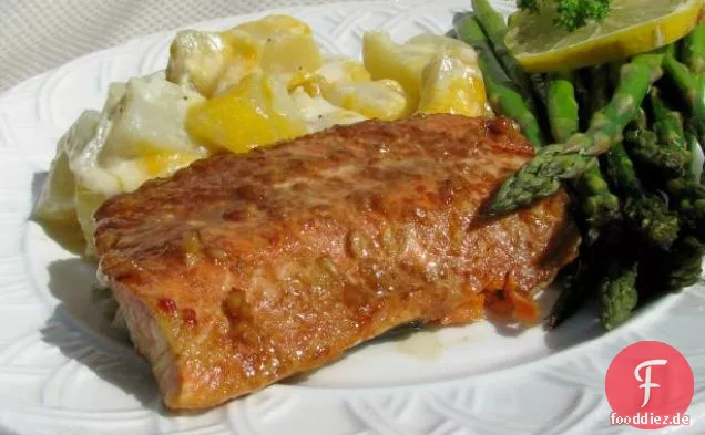 Merle ' s Meerrettich-Lachs-Log