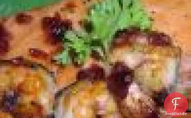 Mit Parmesan verkrustetes Lachsfilet