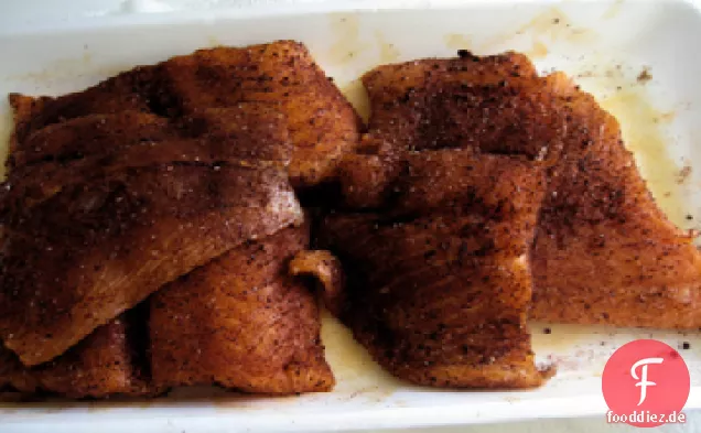 Gewürzter Lachs