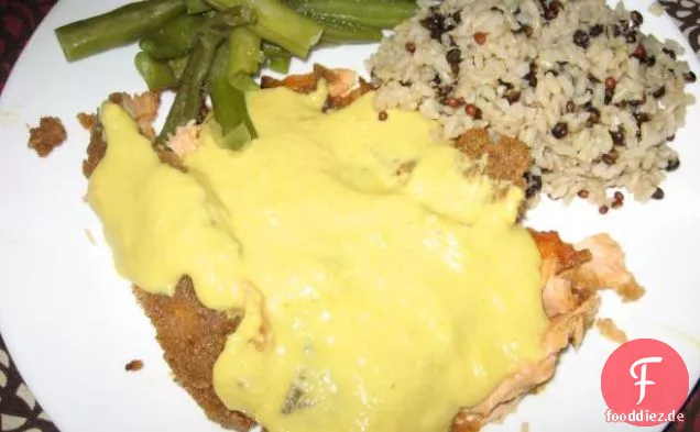 Geräucherter Lachs und Spargelquiche