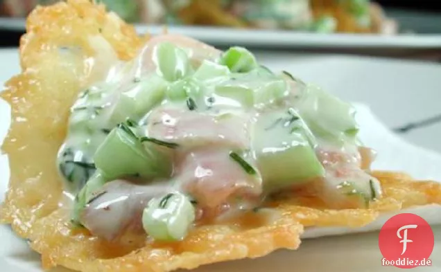 Lachs Parmesan-Tassen