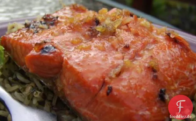 Peking-Lachs Ahorn und Ingwer