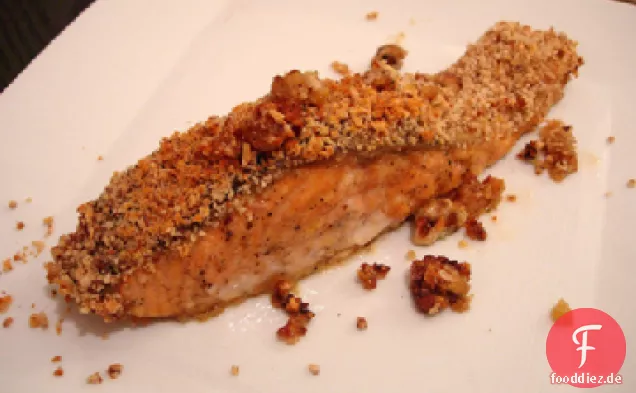 Würziger Zucker verkrusteter Lachs